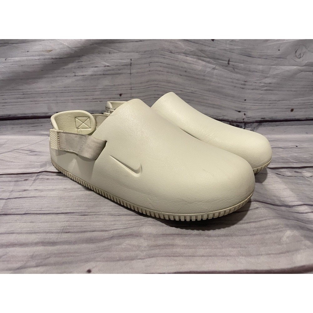 Nike Calm Pearlized Sandals 'Light Orewood Brown' HQ7020-100 Men Sz 11 Women 12